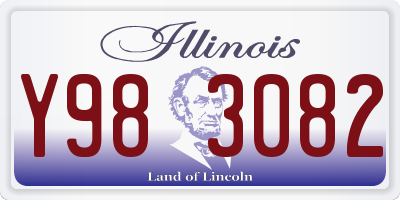 IL license plate Y983082