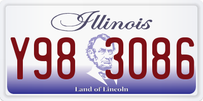 IL license plate Y983086