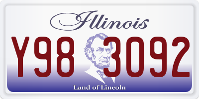 IL license plate Y983092