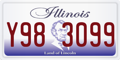 IL license plate Y983099
