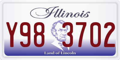 IL license plate Y983702