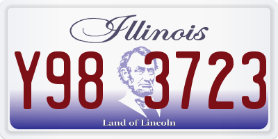 IL license plate Y983723