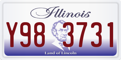 IL license plate Y983731