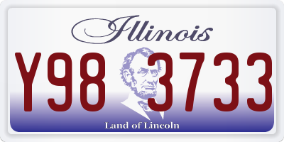 IL license plate Y983733