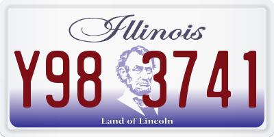IL license plate Y983741
