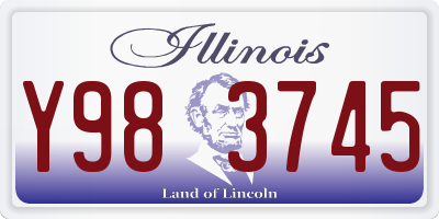 IL license plate Y983745