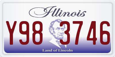 IL license plate Y983746