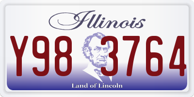 IL license plate Y983764