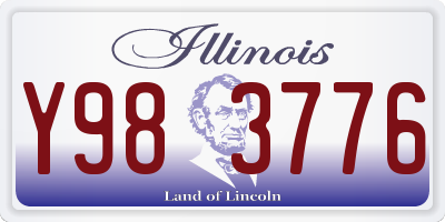 IL license plate Y983776