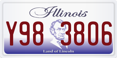 IL license plate Y983806