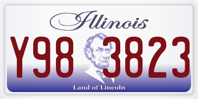 IL license plate Y983823