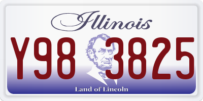 IL license plate Y983825