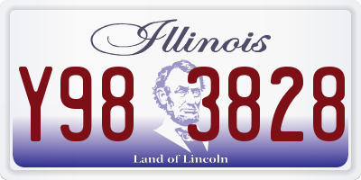 IL license plate Y983828