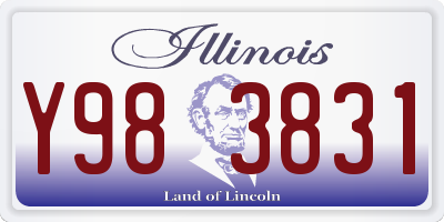 IL license plate Y983831
