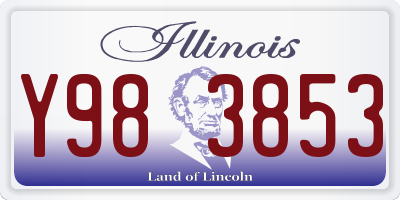 IL license plate Y983853