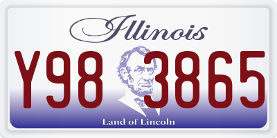 IL license plate Y983865
