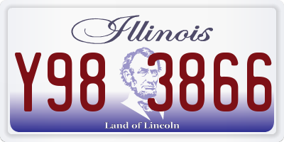 IL license plate Y983866