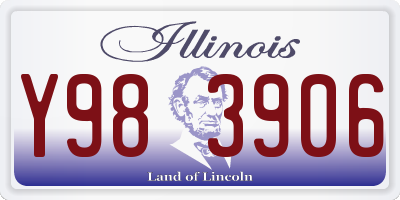 IL license plate Y983906