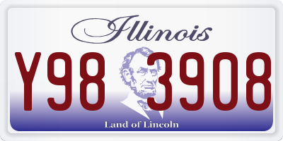IL license plate Y983908