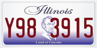 IL license plate Y983915