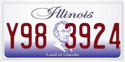 IL license plate Y983924