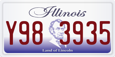 IL license plate Y983935