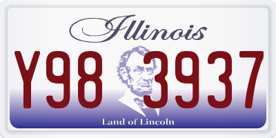 IL license plate Y983937