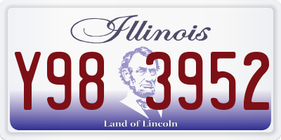 IL license plate Y983952