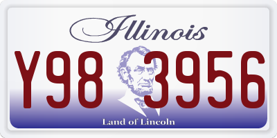 IL license plate Y983956
