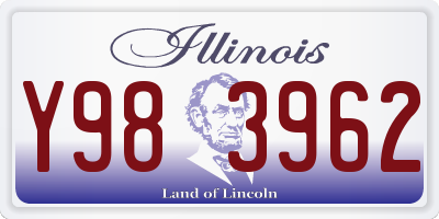 IL license plate Y983962