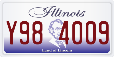 IL license plate Y984009