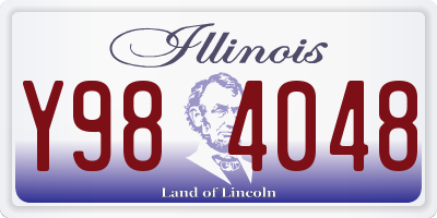 IL license plate Y984048
