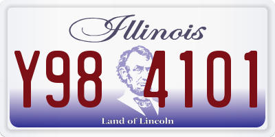IL license plate Y984101