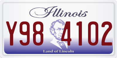 IL license plate Y984102