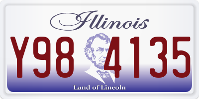 IL license plate Y984135