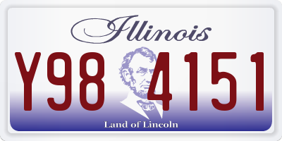 IL license plate Y984151