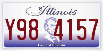 IL license plate Y984157