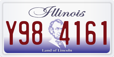 IL license plate Y984161