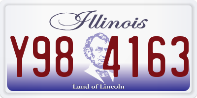 IL license plate Y984163