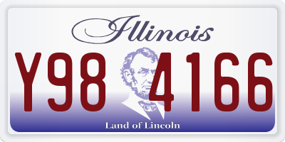 IL license plate Y984166
