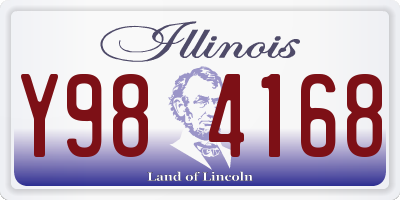 IL license plate Y984168
