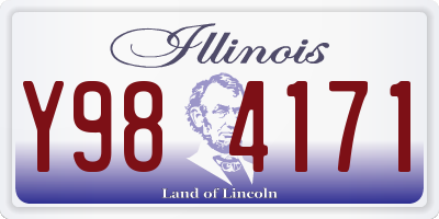 IL license plate Y984171