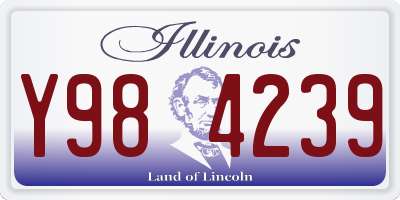 IL license plate Y984239