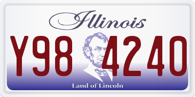 IL license plate Y984240