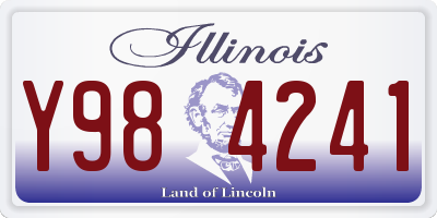 IL license plate Y984241