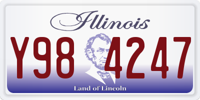 IL license plate Y984247