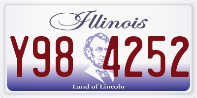 IL license plate Y984252