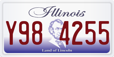 IL license plate Y984255