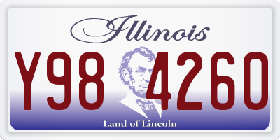 IL license plate Y984260