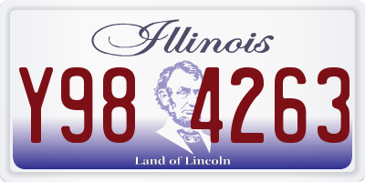 IL license plate Y984263